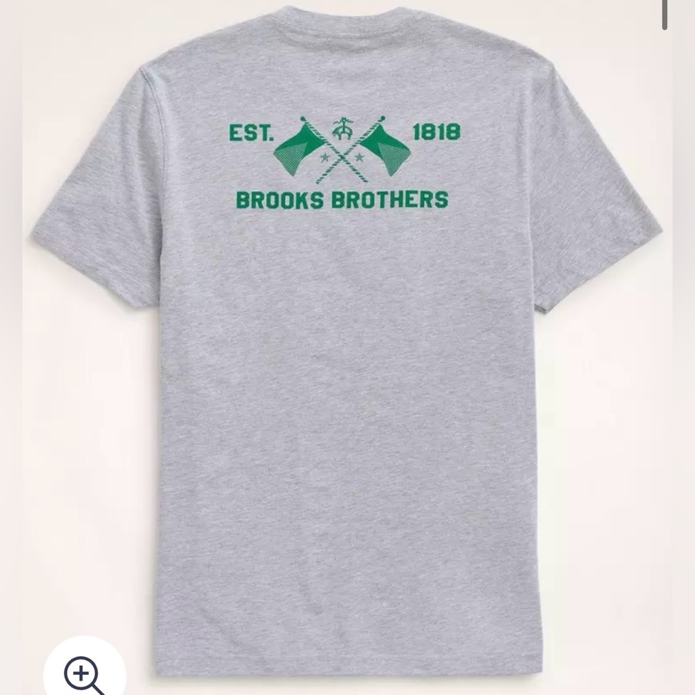 Large Brooks Brothers Nautical T-Shirt - Picture 3 of 5